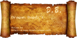 Dragan Bogát névjegykártya